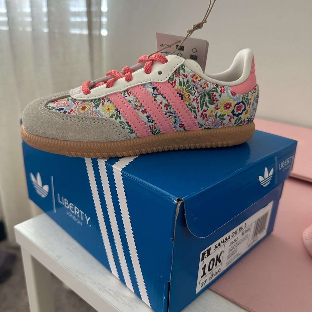Liberty Kids Floral Pink Sneakers